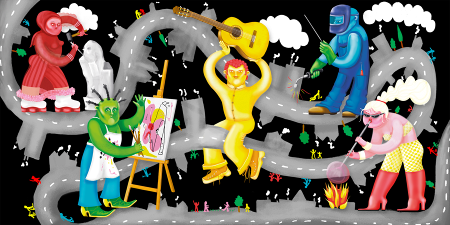 Campagnebeeld Open Ateliers Deurne Campagnebeeld Open Ateliers Deurne