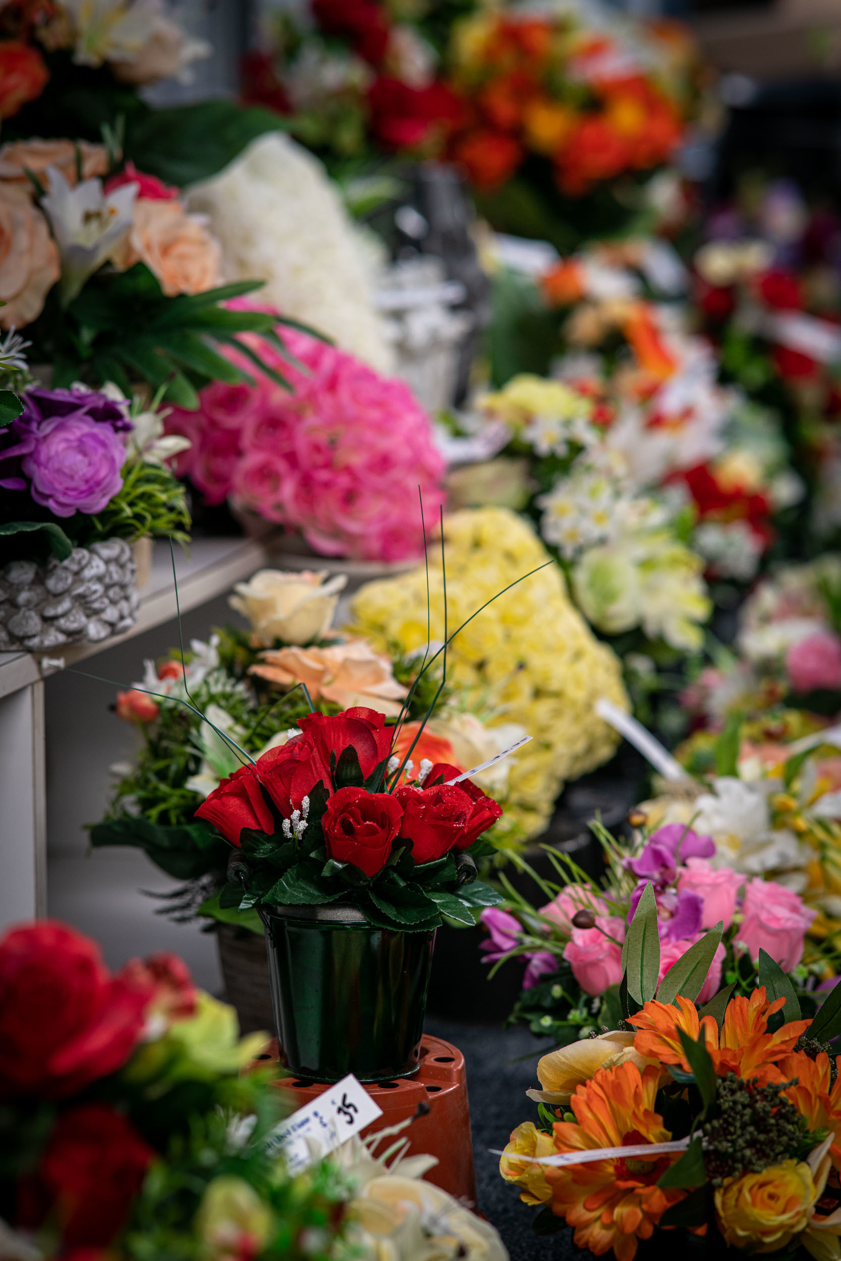 Assortiment kunstbloemen Assortiment kunstbloemen