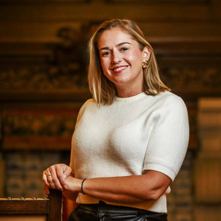 Portretfoto van Wilrijks districtsschepen Alexandra D'Archambeau Portretfoto van Wilrijks districtsschepen Alexandra D'Archambeau