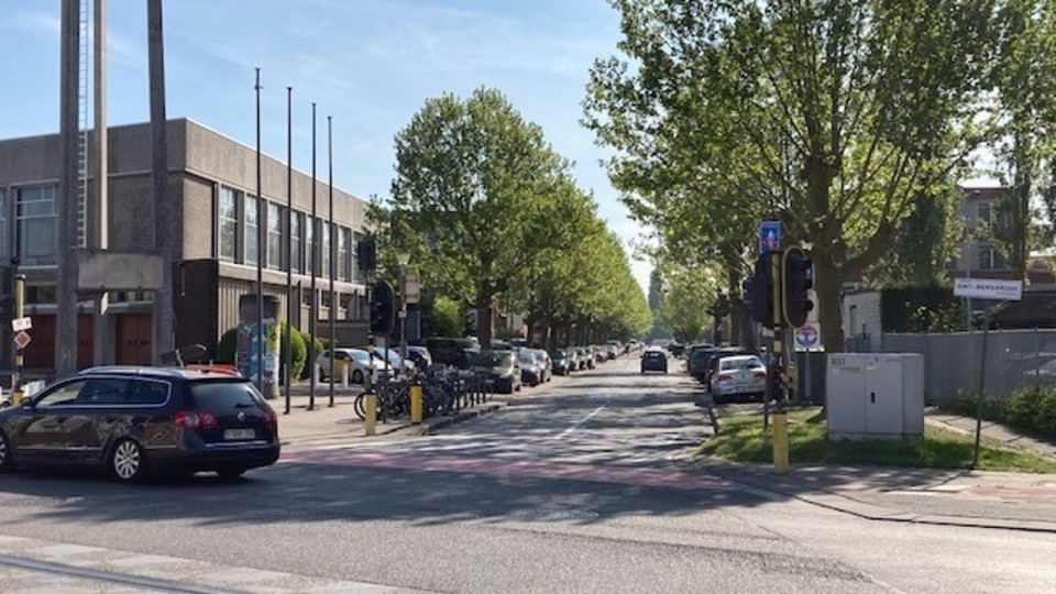 Zicht op de Salesianenlaan