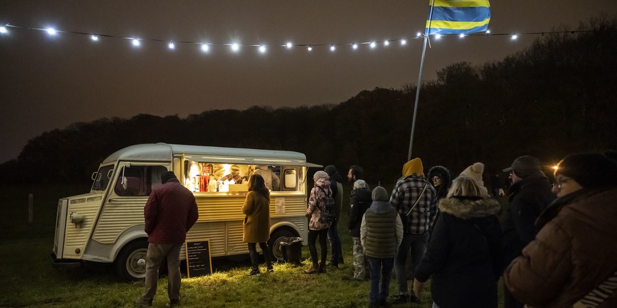 Foodtruck tijdens Deurne Wintert Foodtruck tijdens Deurne Wintert