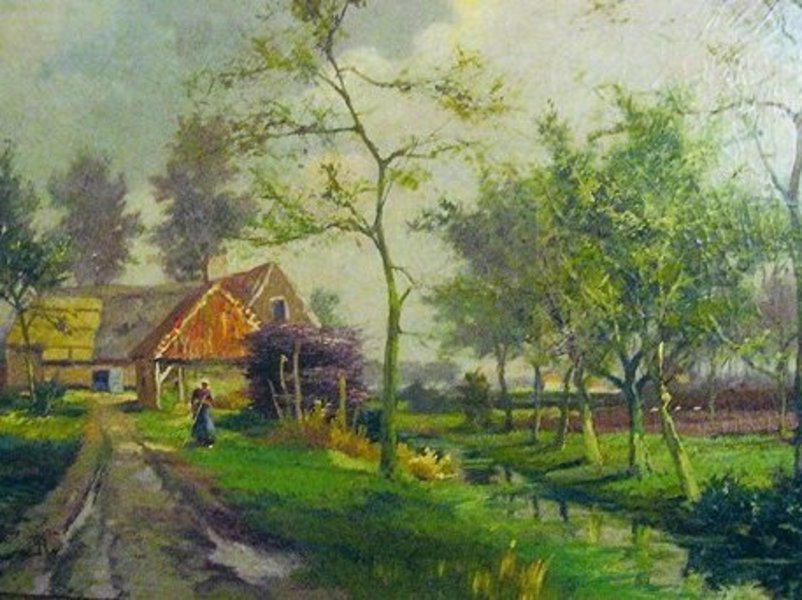 La ferme de Gitschotel, Rafaël Lagye (1862-1952)