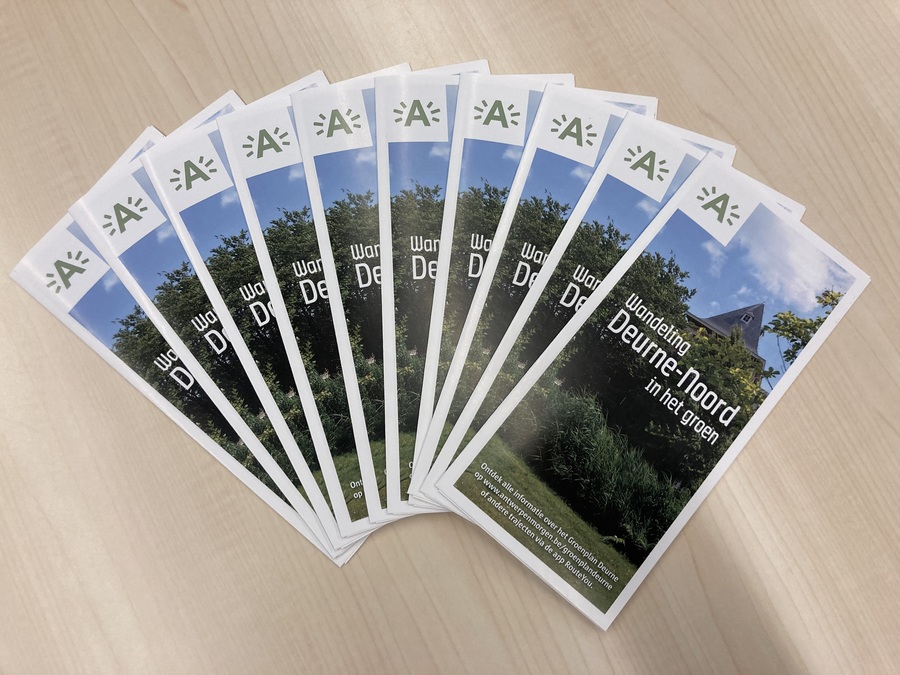Brochure wandeling Deurne-Noord in het groen
