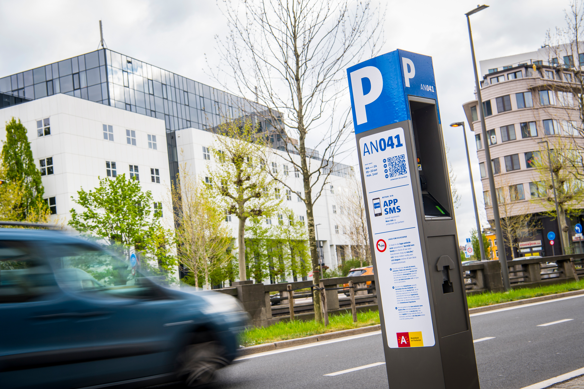 Uitbreiding bewonersparkeren in Merksem, Luchtbal en Linkeroever
