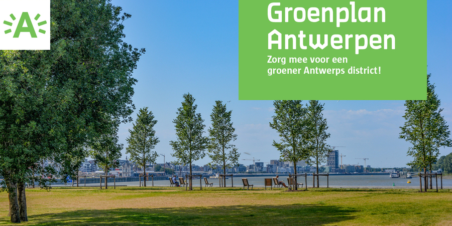 Droogdokkenpark in district Antwerpen Droogdokkenpark in district Antwerpen