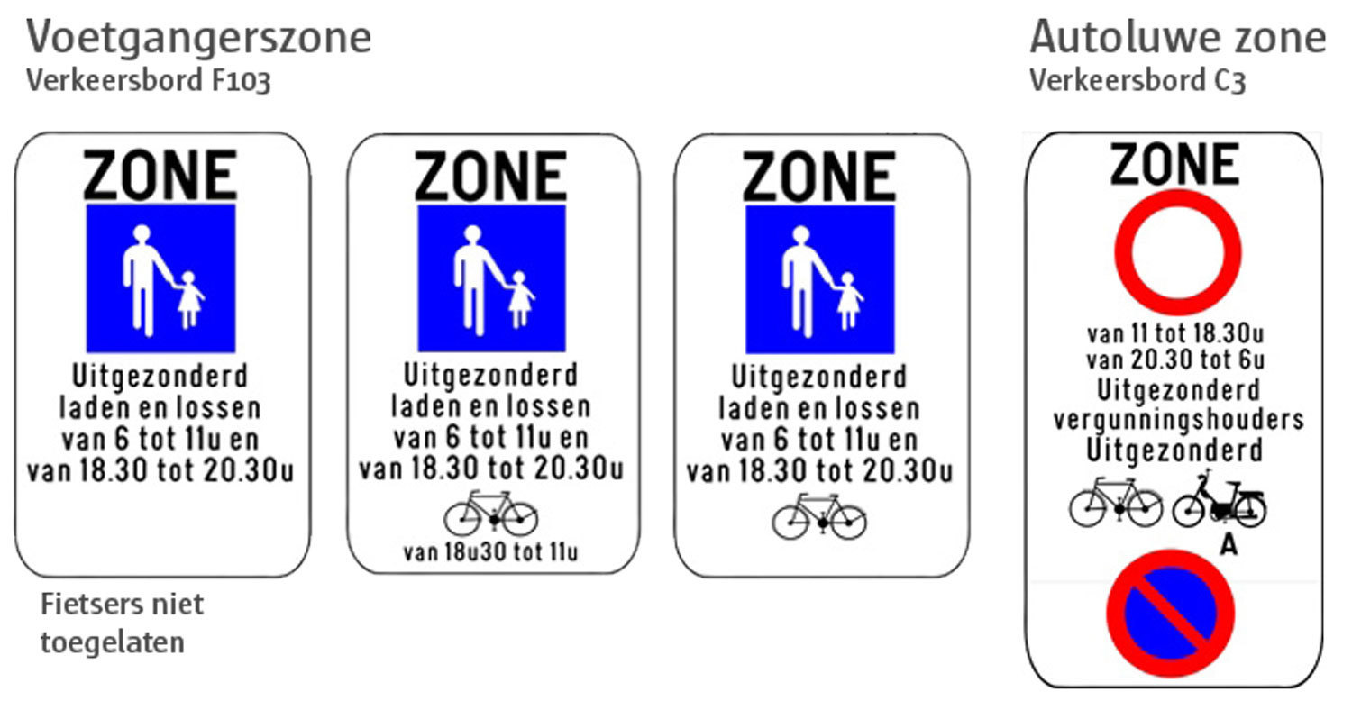 Overzicht Autoluwe Zones En Voetgangerszones | Antwerpen