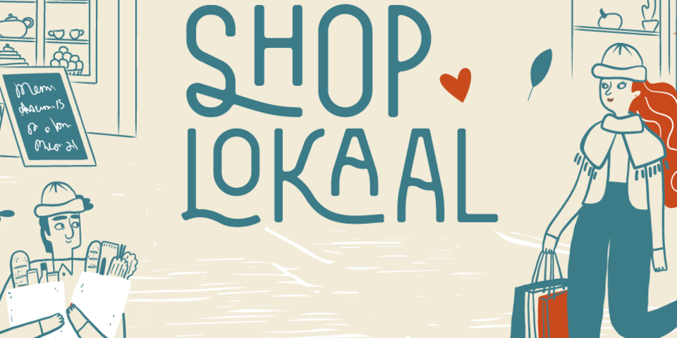 Affiche Shop lokaal