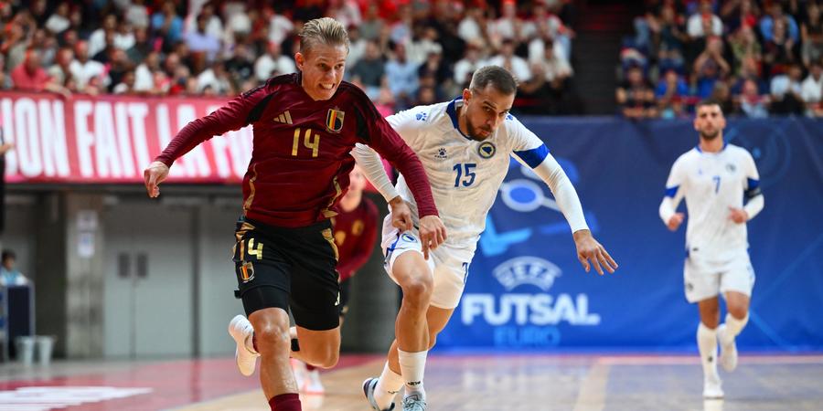 Foto van de EK-kwalificatiematch tegen Bosnië-Herzegovina in de Lotto Arena in 2025 Foto van de EK-kwalificatiematch tegen Bosnië-Herzegovina in de Lotto Arena in 2025