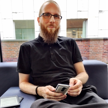 Digitale vrijwilliger Brian.