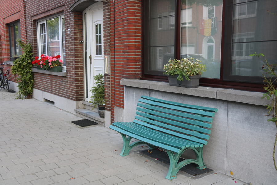 Bankje op straat