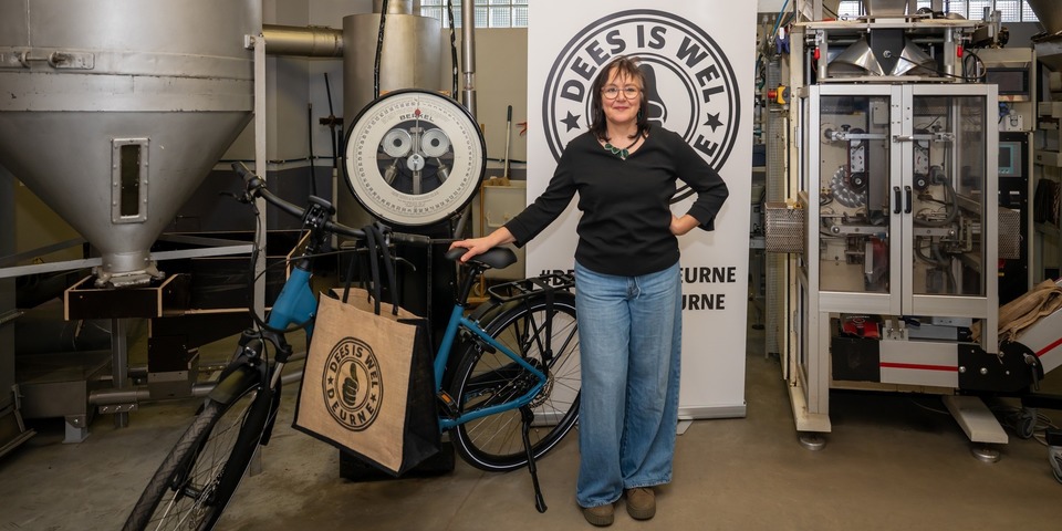 Diane Bangels wint fiets Diane Bangels wint fiets