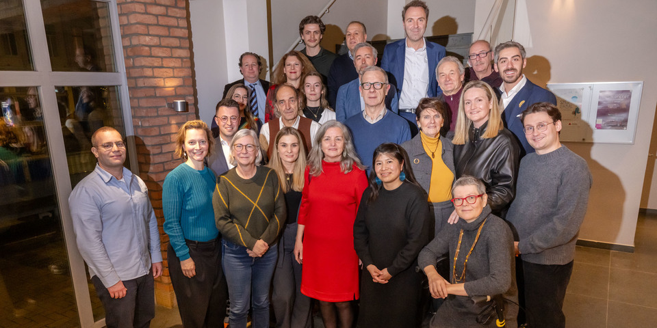 Groepsfoto van de Berchemse districtsraad
