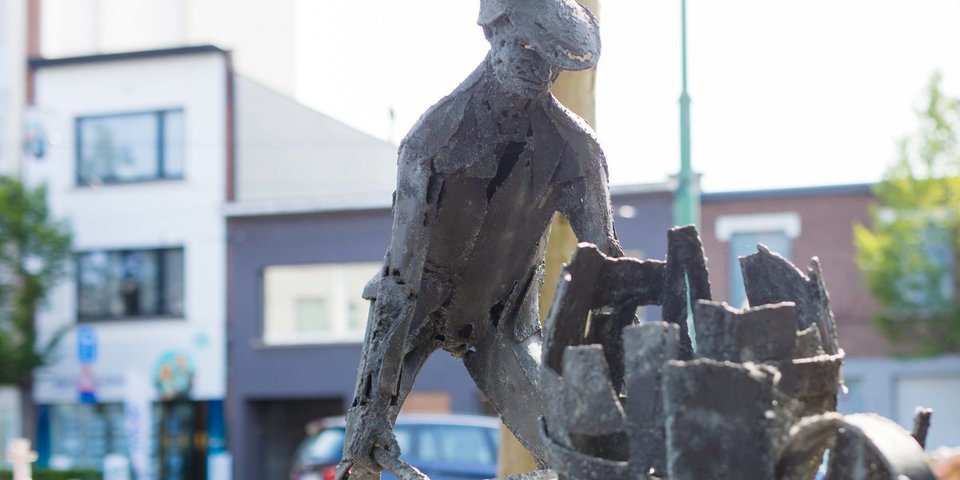 Kunstwerk 'Den Hobokenaar'