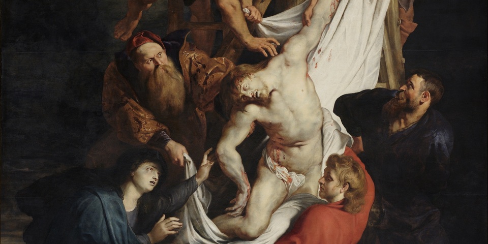 De kruisafneming van Christus (detail), P.P. Rubens, 1611-1614