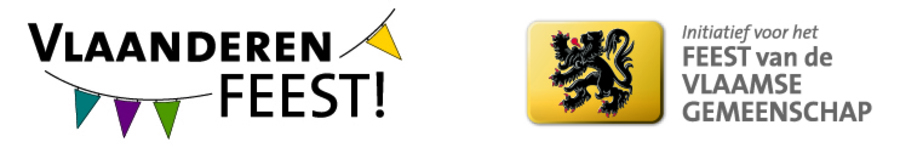 Logo Vlaanderen Feest - initiatief voor het feest van de Vlaamse Gemeenschap