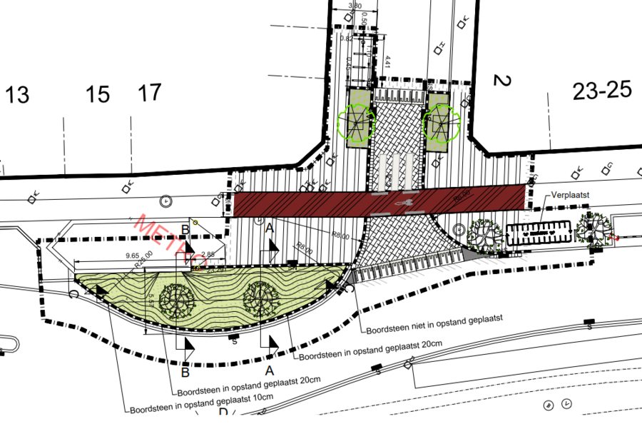 Ontwerp nieuwe toestand Eendrachtstraat