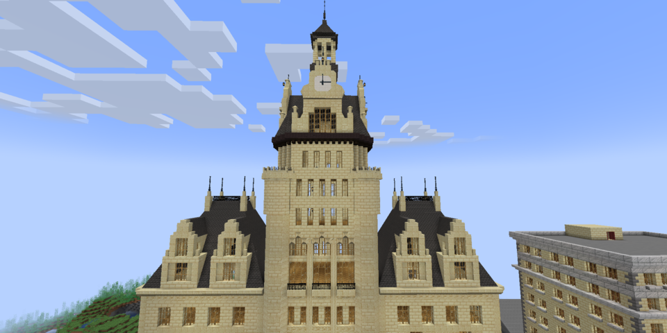 Bouwwerk van de Minecraft Meesterbouwers