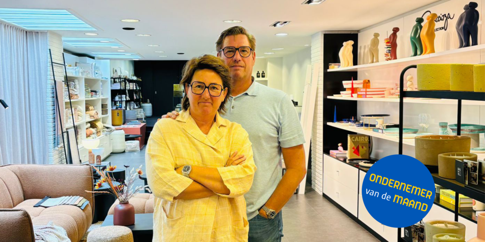 Portret van Jan en Peggy, zaakvoerders van Bisschop Curious Cases