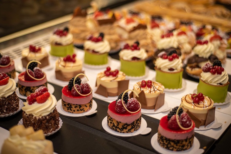 Groot aanbod patisserietaartjes