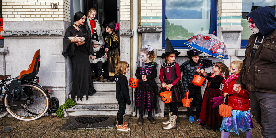 Trick or treat tocht in Borsbeek