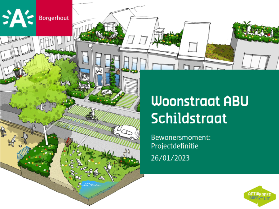 Presentatie: Schildstraat in Borgerhout wordt een Woonstraat