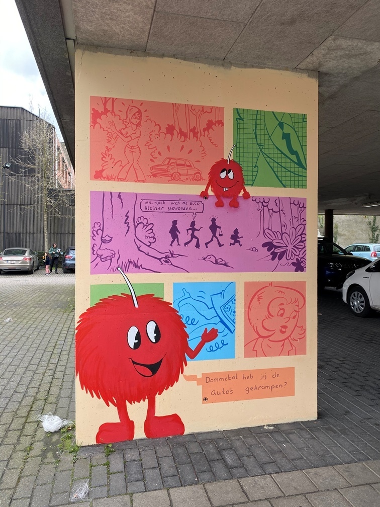 streetartwerk van Laura Vargas