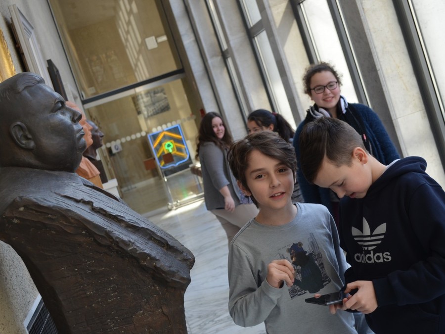Met de klas naar het districtshuis van Deurne