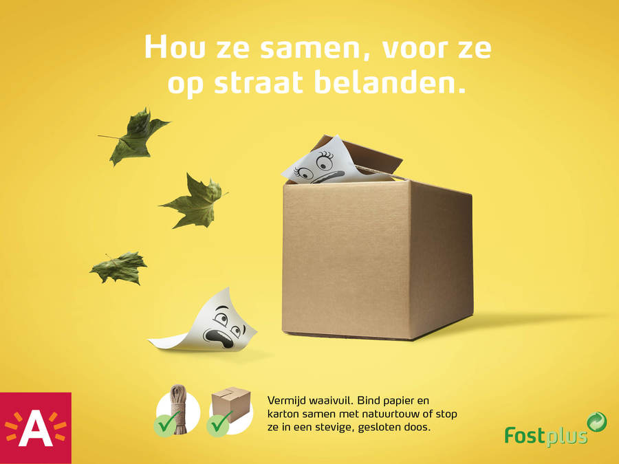 Geef uw papier en karton een veilige thuis Geef uw papier en karton een veilige thuis