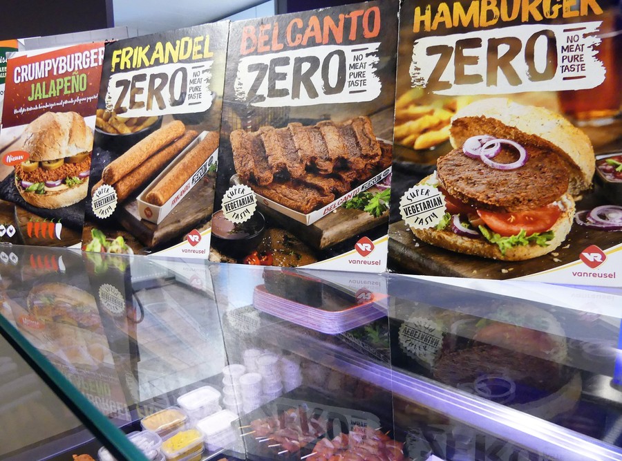 Promo voor vegetarische snacks