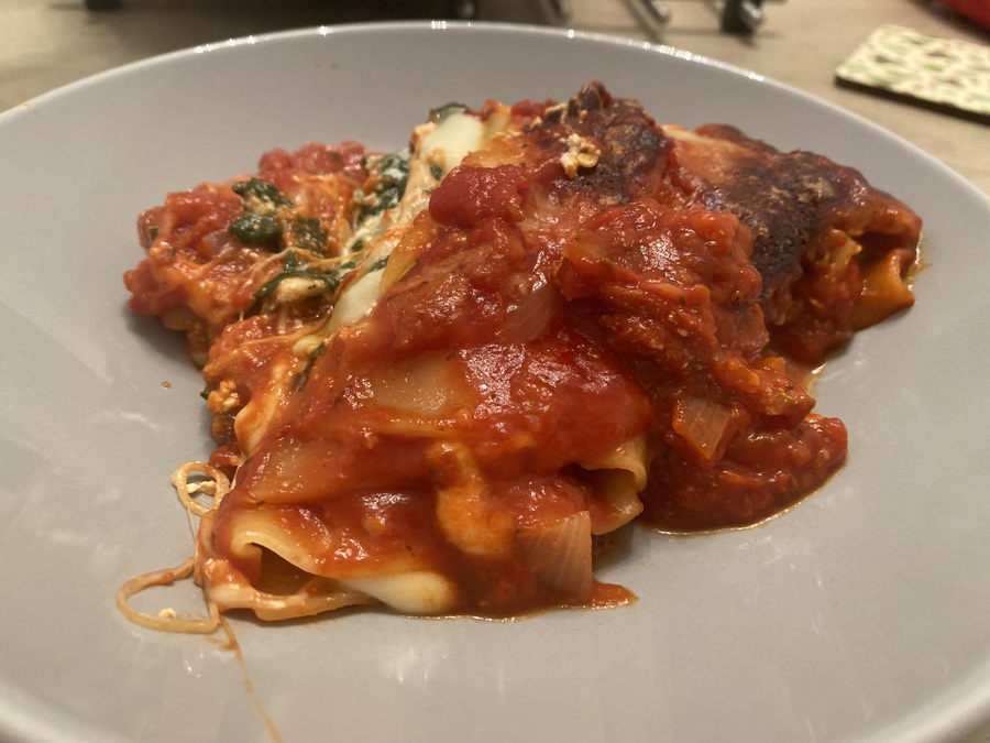 De lasagne van Ellen