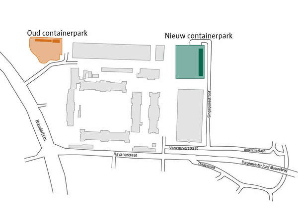 plan containerpark Luchtbal plan containerpark Luchtbal